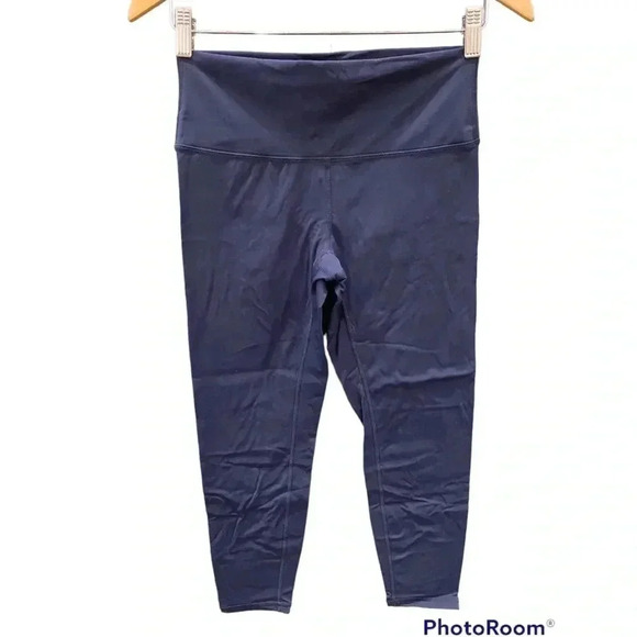 Zyia Light N Tight Navy Blue Cropped Leggings - Picture 1 of 5